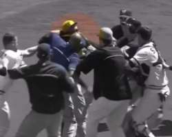 He was once suspended for five games and also fined for 2500 dollars as he punched Travis Snider He was once suspended for five games and also fined for 2500 dollars as he punched Travis Snider.